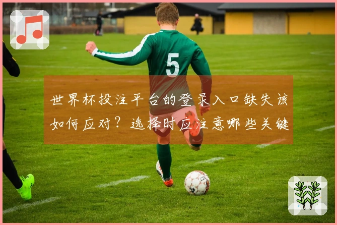 世界杯投注平台的登录入口缺失该如何应对？选择时应注意哪些关键因素？